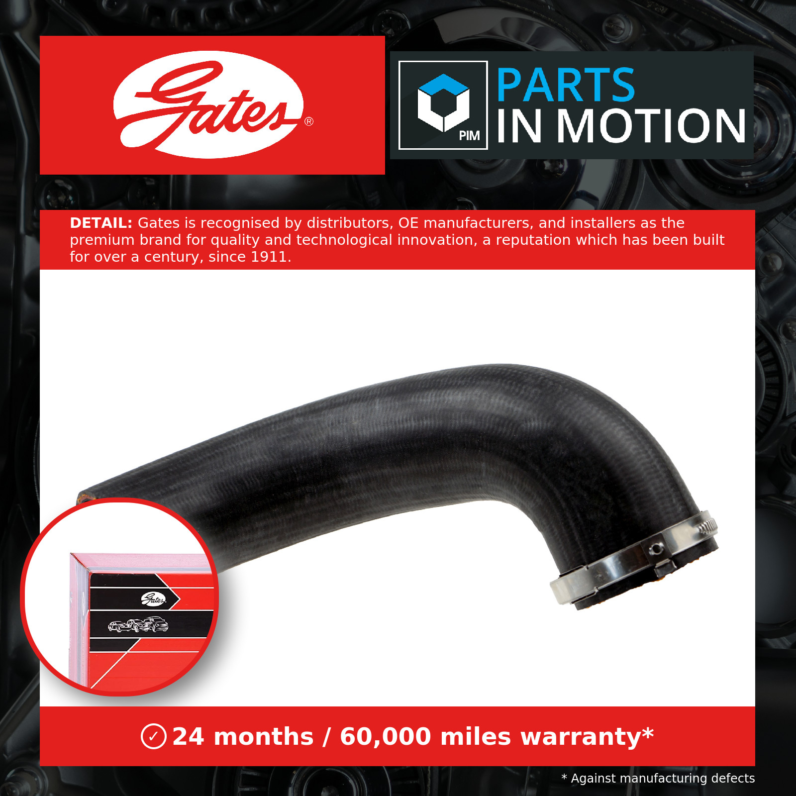 Fits GATES 09-0366 TURBO HOSE 09-0366 - Image 9