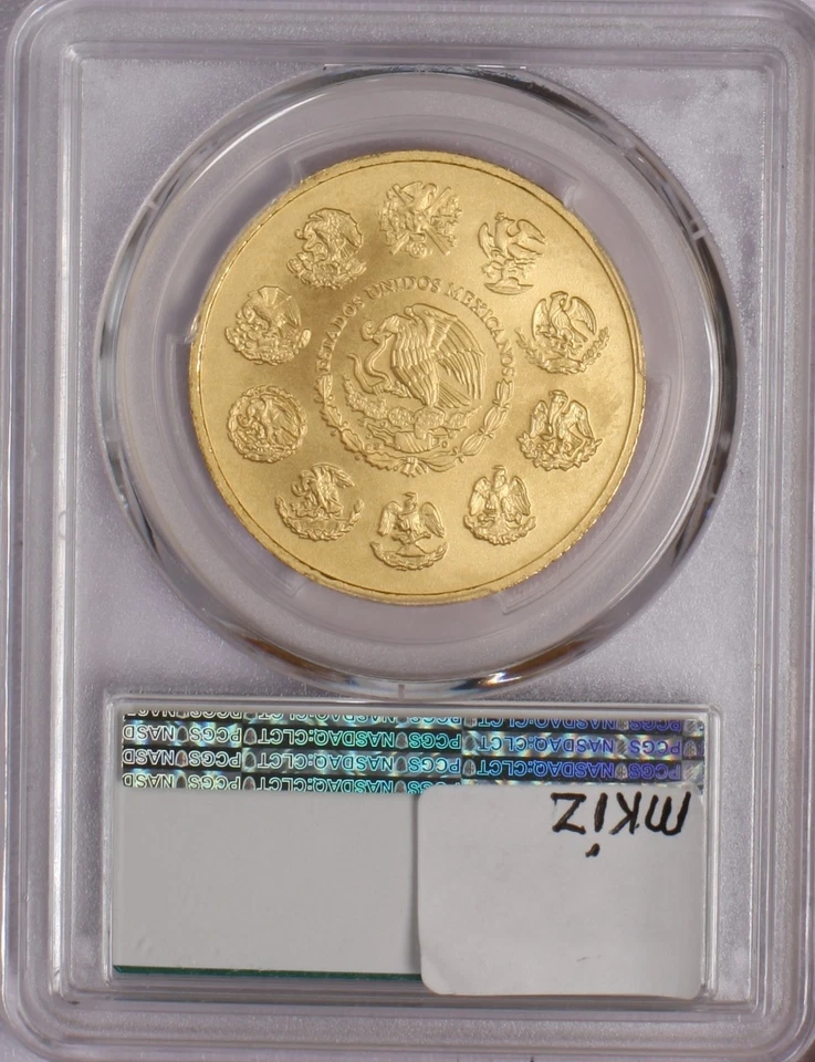 2016-Mo Mexico 1 oz. Gold Onza  PCGS MS70. Low Mintage. - Image 2 of 2