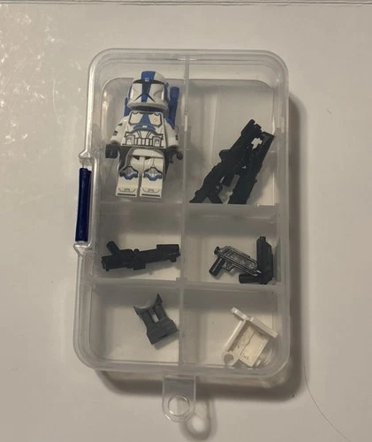 New Lego 501st Communications  Officer Minifig - With Custom Accessories + Case