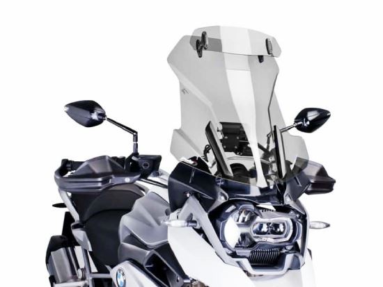Puig Clear Touring Screen With Extender BMW R1200 GS 2013-2018 - Image 2
