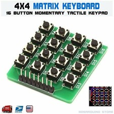 4x4 Matrix Array Keypad Keyboard Module 16 Button Momentary Tactile Switch