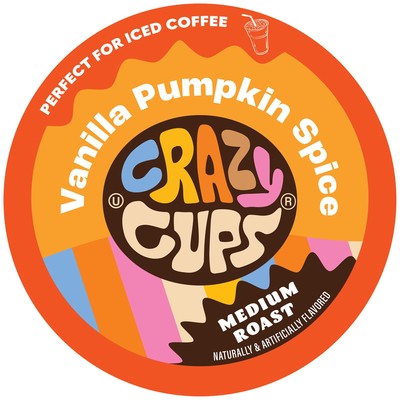 Crazy Cups Vanilla Pumpkin Pie Coffee Pods Pack of 22 Gluten Free Vegan Pods
