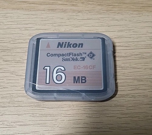Nikon CompactFlash 16MB CF Type-I Memory Card for Digital Cameras EC-16CF - Picture 3 of 3