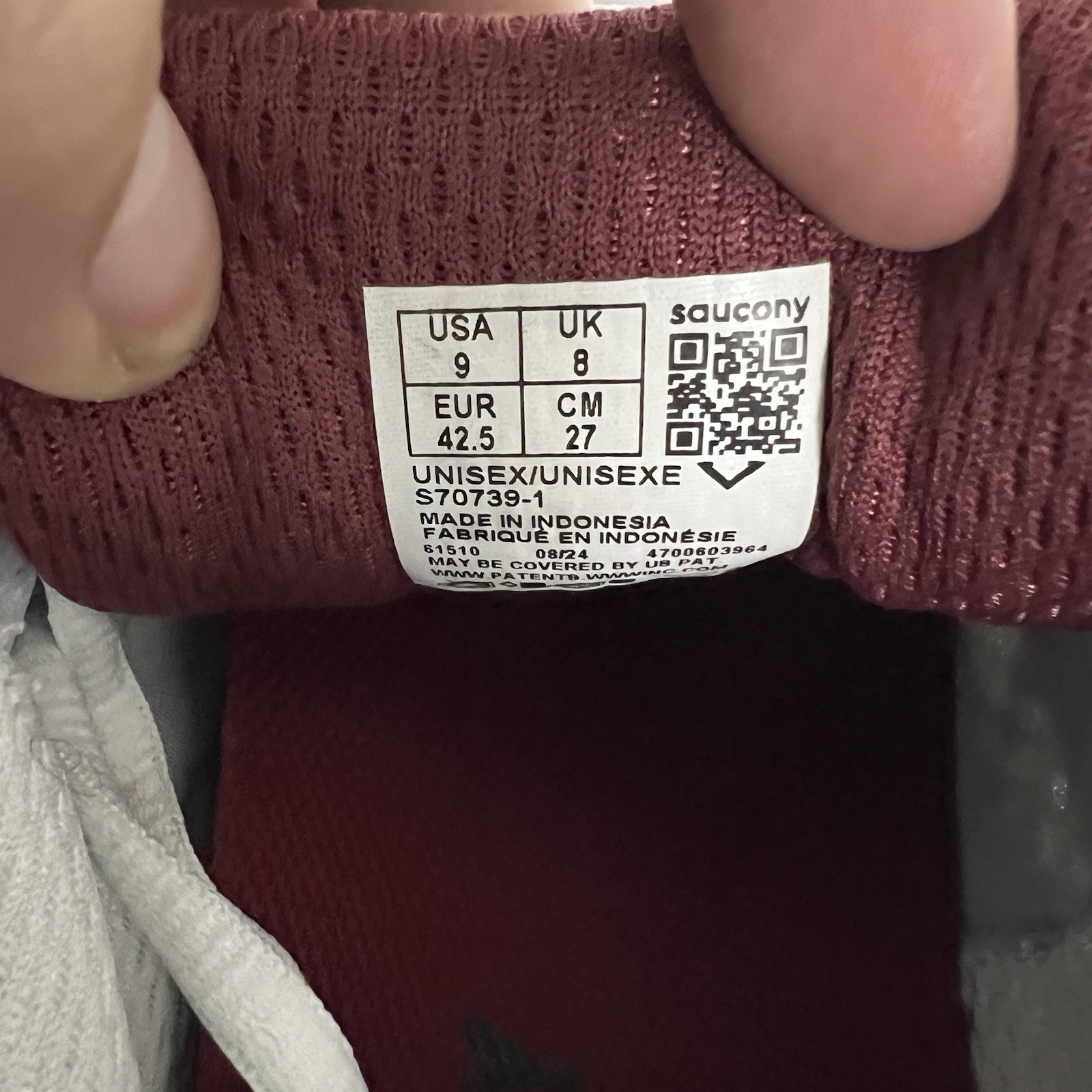 Saucony Pro Grid Omni 9 Silver/Red Unisex Size 9 S70739-1 Jae Tips thumbnail 7