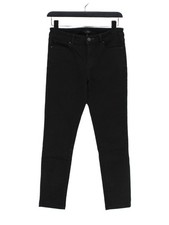 Uniqlo Women's Jeans W 26 in Black Cotton with Polyester, Spandex Skinny