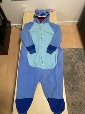 Halloween Stitch Costume Adult Small Lilo Stitch Hooded Fleece HUTUTU