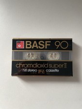 1x Basf Chromdioxid Super II 90 - Audio Kassette -  Tape - OVP - New! - Top 1A