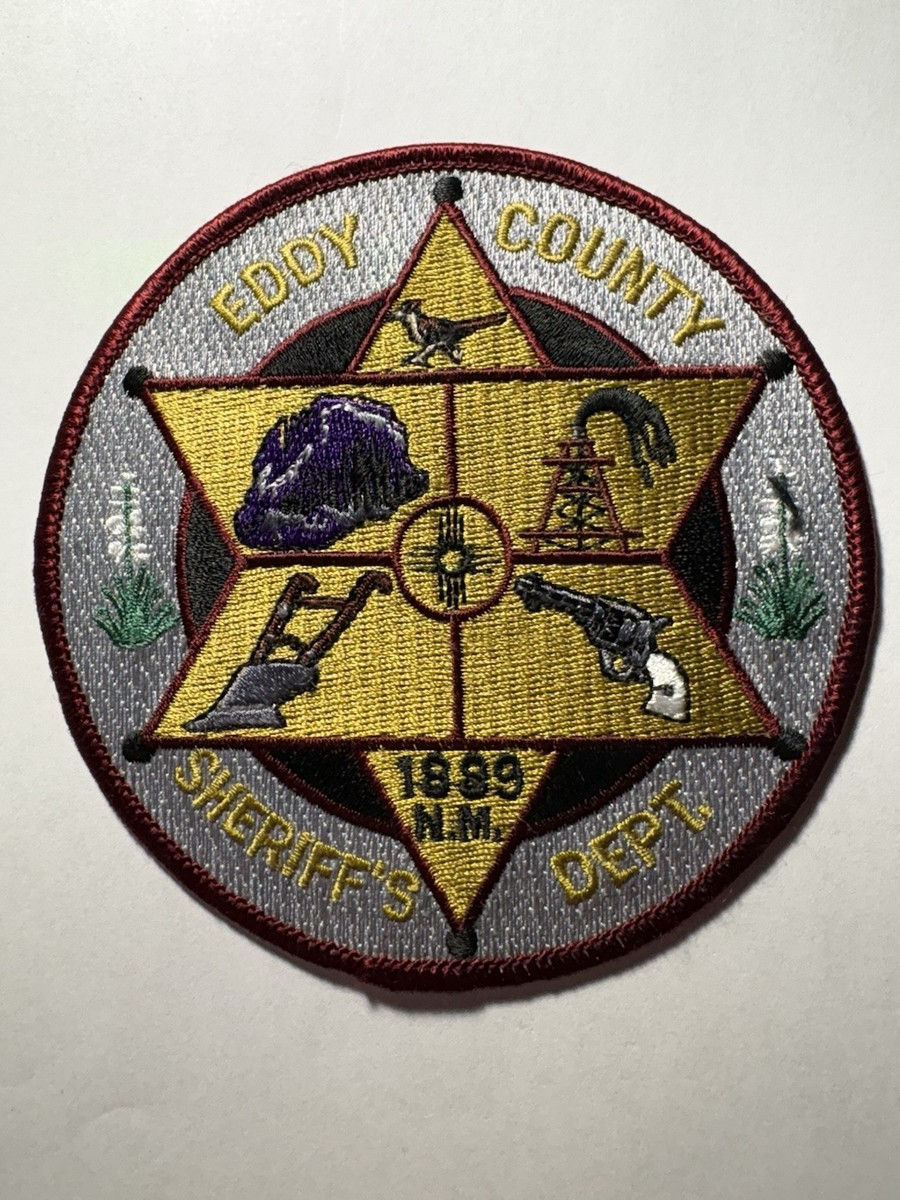 EDDY COUNTY sheriff セカンドパッチ　メーカーホールマーク付 EDDY COUNTY sheriff セカンドパッチ メーカーホールマーク付 A few