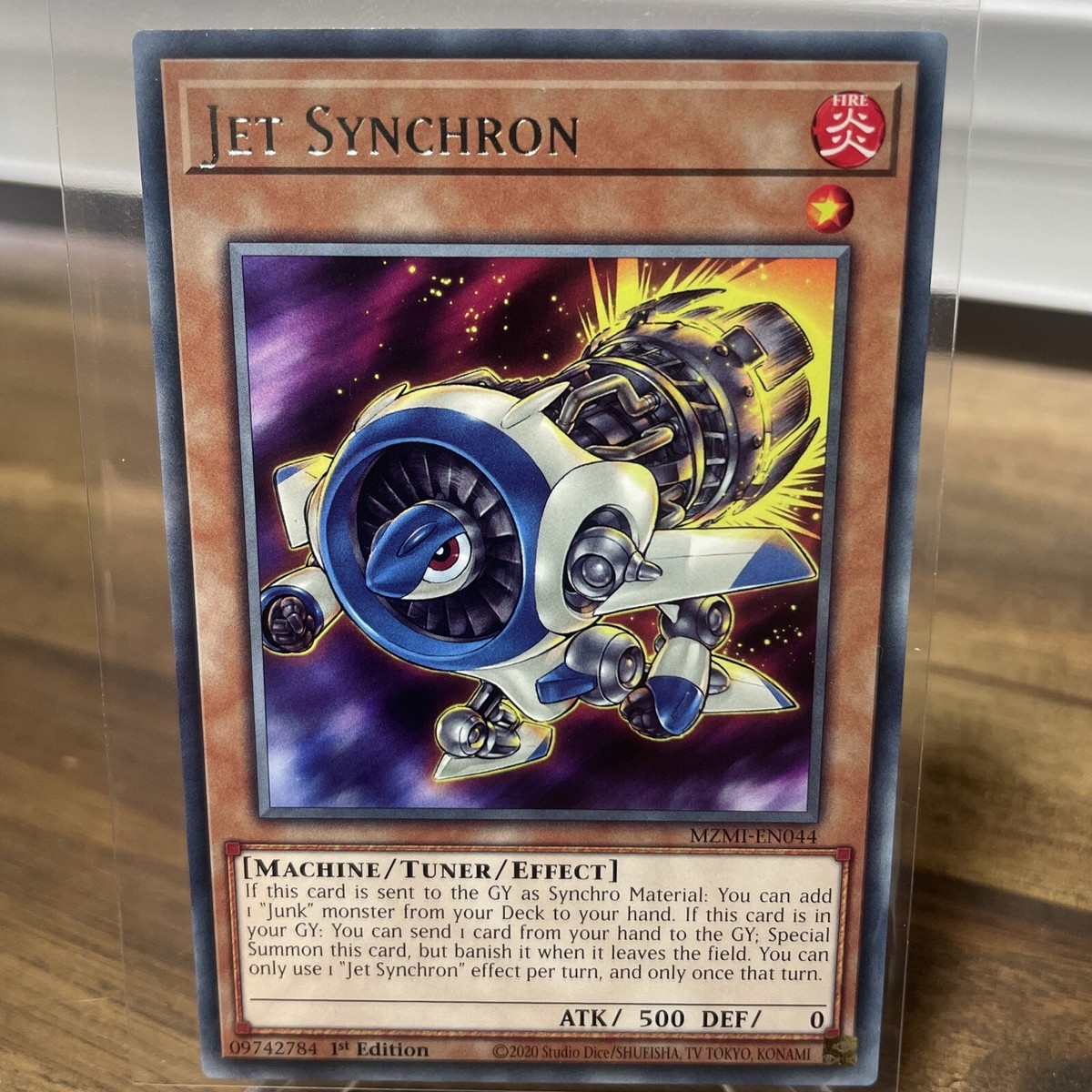 Jet Synchron MZMI-EN044 Rare 1st Edition YuGiOh TCG Card