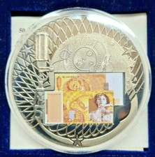 Medaille Euro Entwurf 50 mm 54 g Neu Silber PP Spiegelglanz 50 Euro 2004 Europa