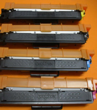 New 4 Genuine Brother TN223 Color Toner Cartridges MFC-L3710CW, MFC-L3750CDW