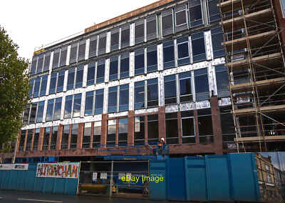 Foto 6x4 Altrincham Krankenhaus Fassade Faszienblöcke aus simuliertem Sandstein c2014