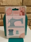 Sara Signature Sew Lovely Die Seamstress Sewing Machine Thread Thimble 3 Metal