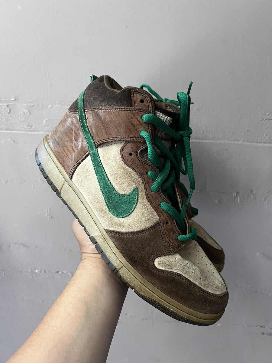 RARE?Nike SB Dunk High Premium “Tweed Classic Green” Aka  display picture 3
