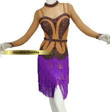  3148 Custom-made Latin Salsa Rumba Samba Jive Dance dress