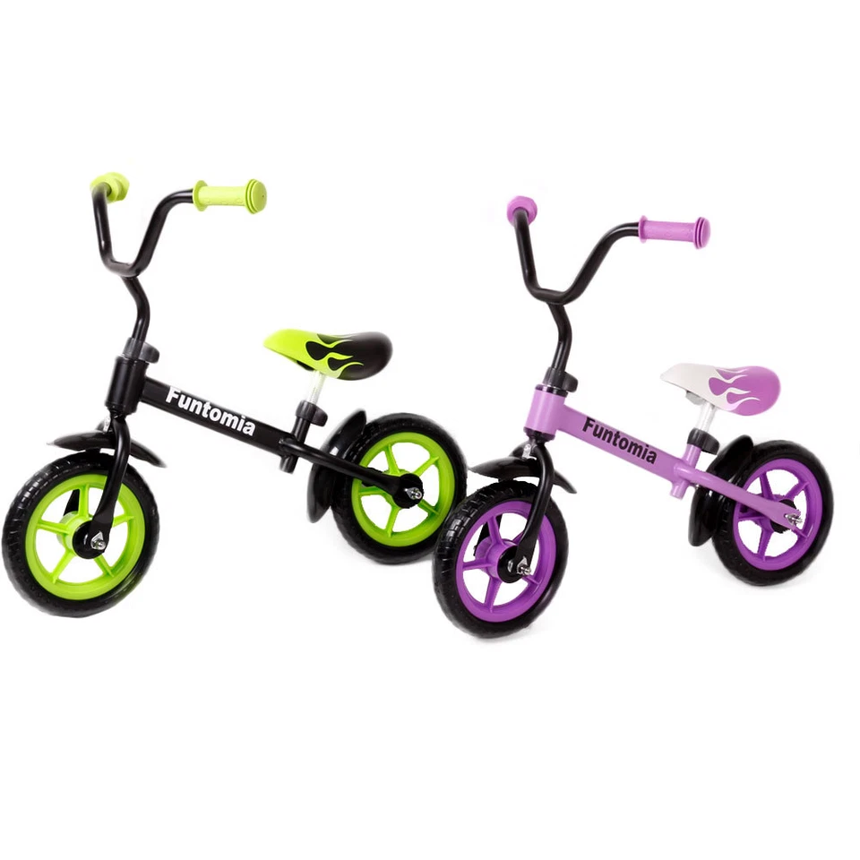 FunTomia Laufrad Lernrad Fahrrad in 2 Farben + höhenverstellbar ohne Stützräder