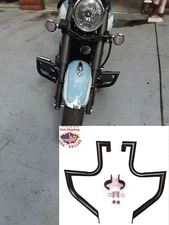 BLACK Highway Engine Guard Crash Bar Kawasaki Vulcan VN900 Classic Custom 06-25