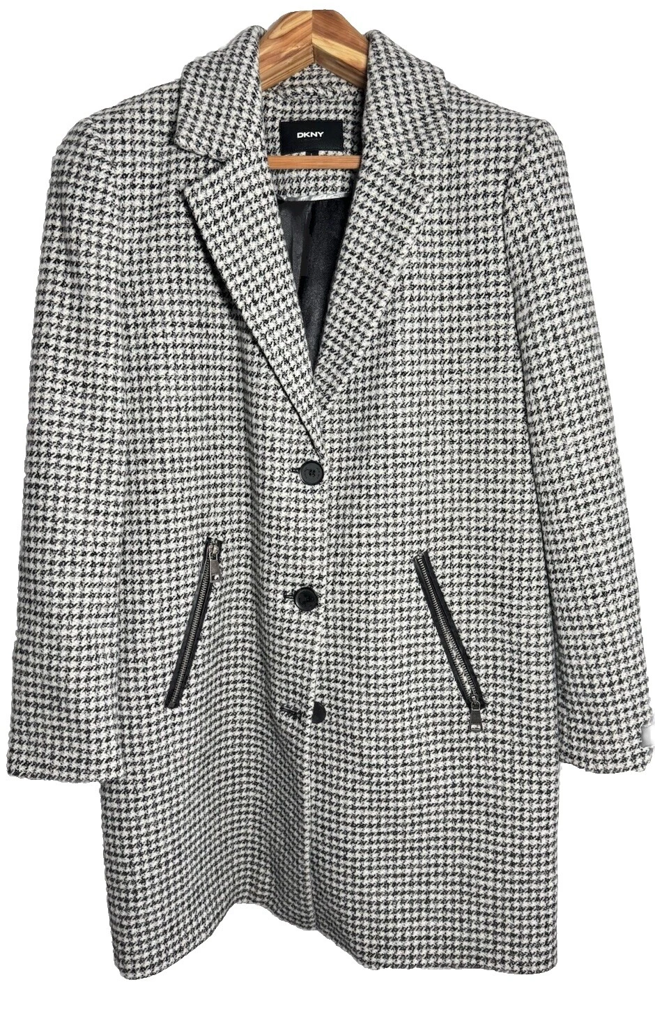 Пальто, куртки и жилеты для женщин DKNY Herringbone