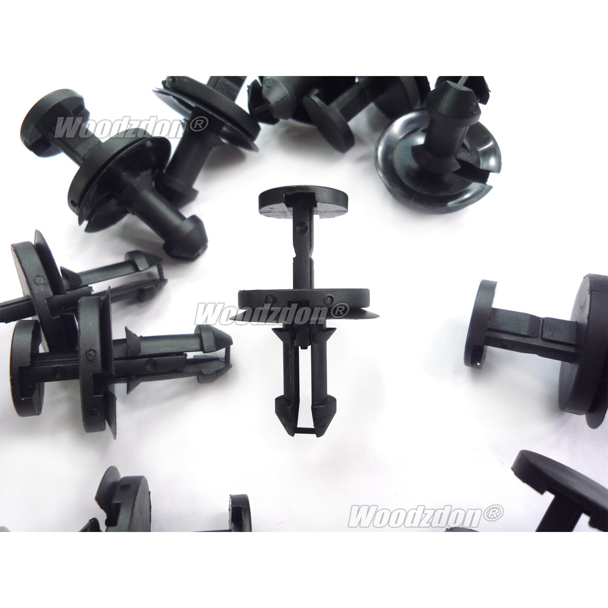 5/10X Car Front Air Deflector Retainer Clip & Grommets Air
