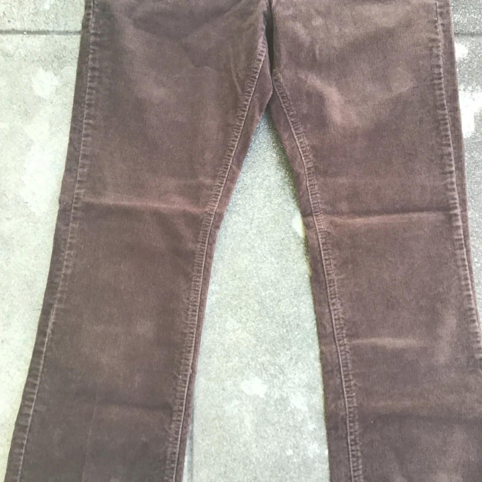 Pantalones de mezclilla Polo Ralph Lauren marrón pana Wendy para mujer talla 8 (29 x 32) Foto 3 de 4