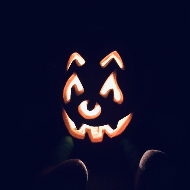 Vintage Halloween Blow Mold Vampire Pumpkin Jack O Lantern Light