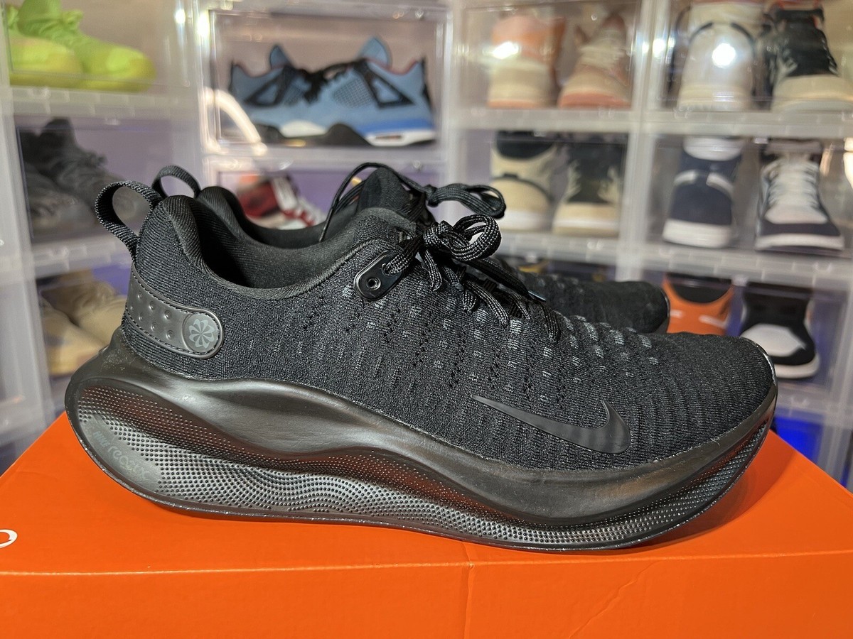 Size 10.5 - Nike ReactX Infinity Run 4 Low Black Anthracite DR2665