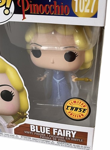 Walt Disney Pinocchio Blue Fairy Chase Funko Pop Vinyl Figure 1027 & Protector - Picture 2 of 5