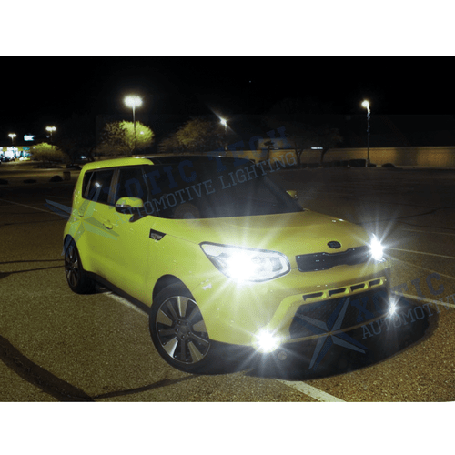 Combo LED Headlight High Low Beam + Fog Light Bulbs Kit For Kia Soul 2012 2013 - Picture 12 of 12