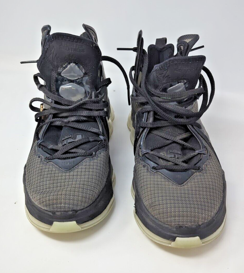 Nike LeBron XIX 19 Black Green Glow Anthracite CZ0203-003 Mens 10.5 Basketball Nike LeBron 19 Black Green Glow | eBay main image 3