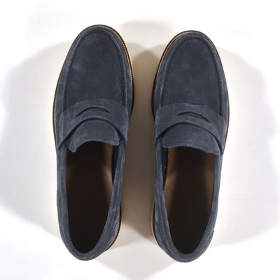 Cole Haan American Classics Penny Loafers Mens Size 13 Blue Suede C36031 Cole Haan American Classics Penny Loafers Mens Size 13 Blue  main image 3