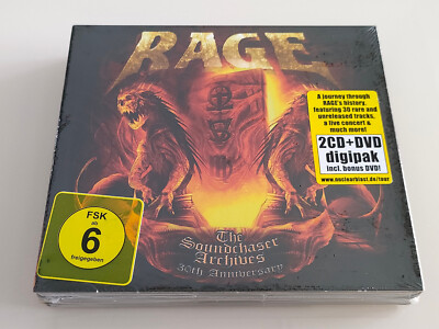 The Soundchaser Archives by Rage (2CD+DVD, 2014) 30TH Anniversary Edition