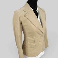Mango MNG Women's Cotton Corduroy Blazer Sz 4