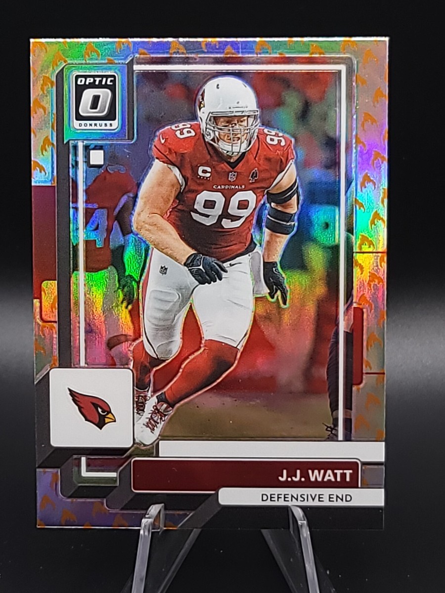2022 Optic Prizm Fire Emoji JJ Watt SSP No. 4 Arizona Cardinals | eBay