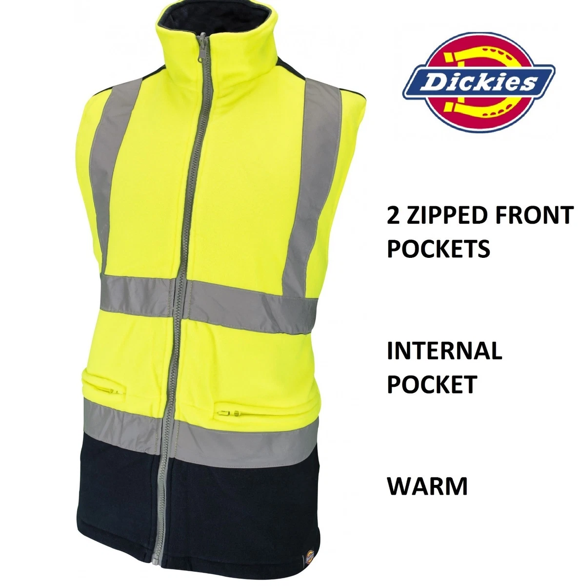 Dickies hi vis best sale bodywarmer