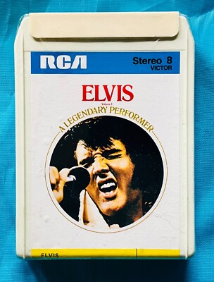 ELVIS PRESLEY | Rare MC STEREO 8 | A LEGENDARY PERFORMER VOL. 1 | Sealed ITALIEN