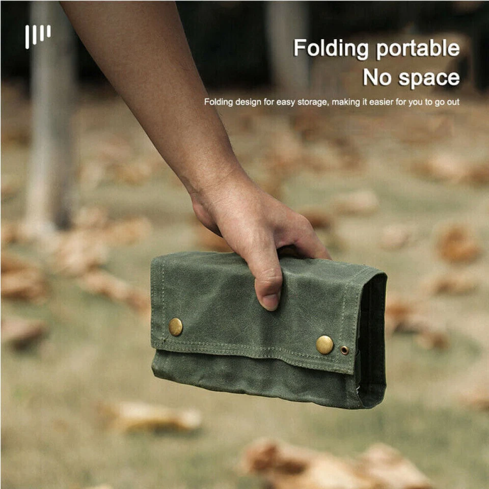 9PC Seasoning Bottle Storage Bag BBQ Spice Jar Set Condiment Dispenser Bag - Image 2 of 4