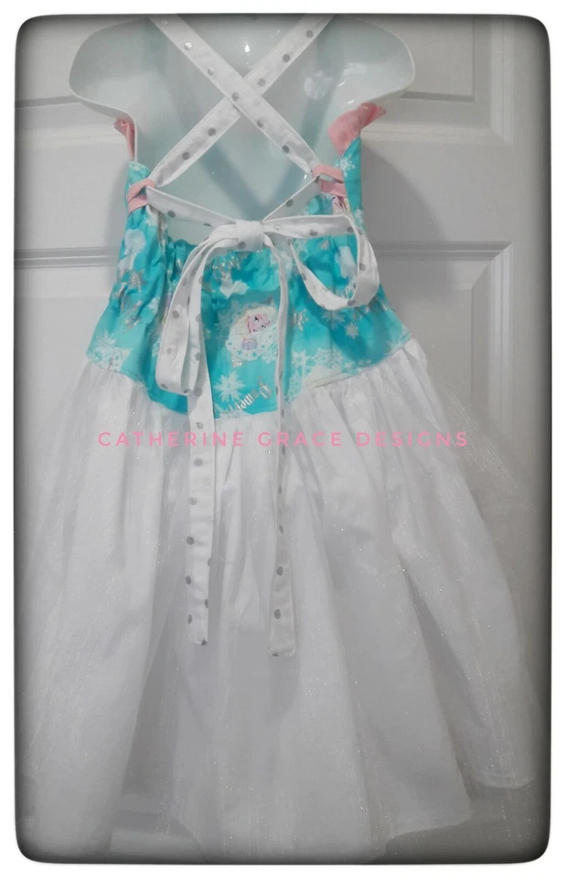 Vestido Frozen, vestido Elsa, Frozen, Frozen Birthday, vestido princesa, vestido Anna Foto 2 de 4