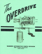 1952-1957 Chevy Borg Warner Overdrive Transmission Instruction Manual