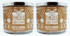2 Bath Body Works WB SALTED CARAMEL 3 Docht Duftwachskerze 14,5 groß