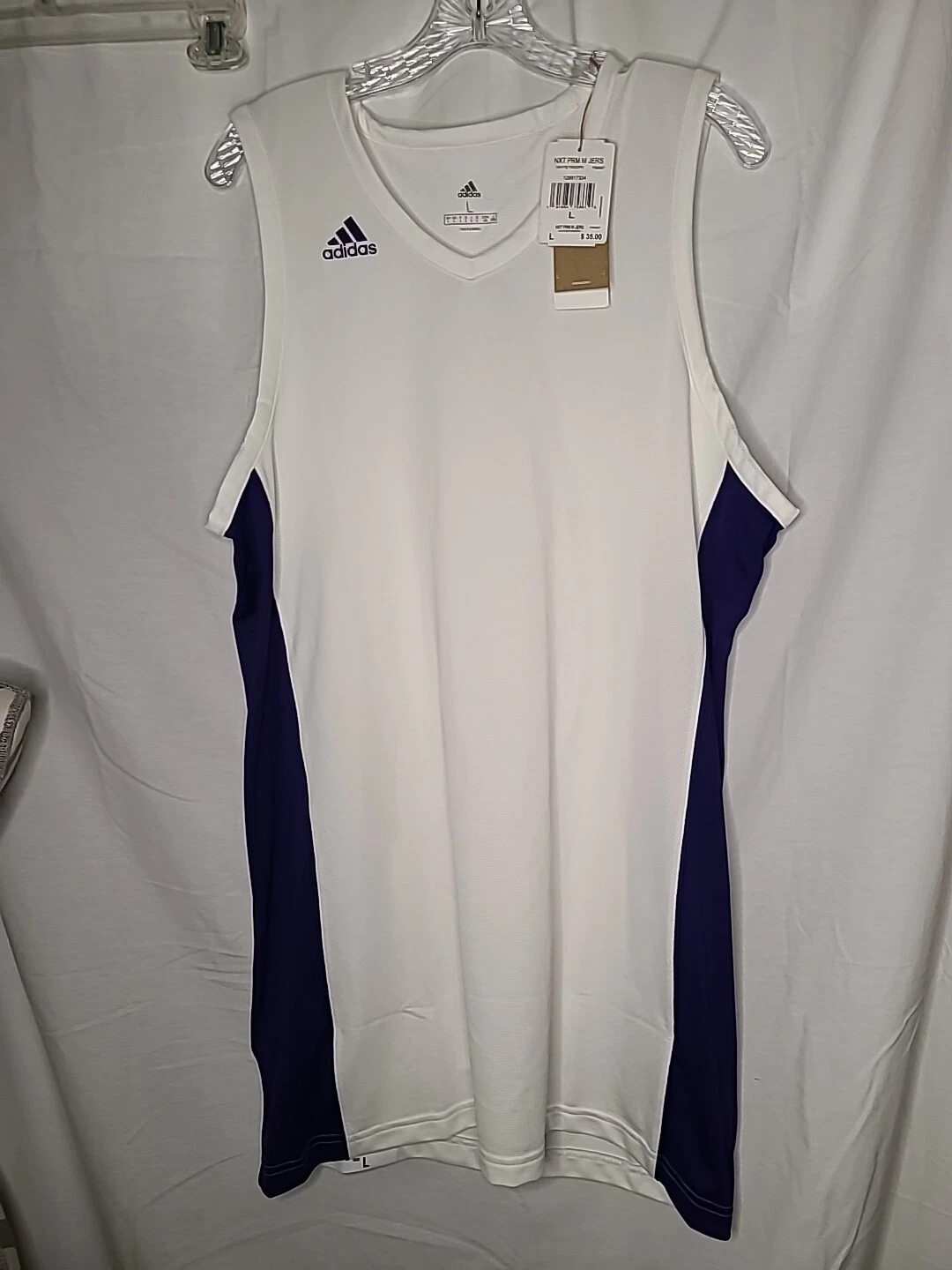 Adidas Purple/White NXT Prime JERSEY FS6257- Men’s Large NWT