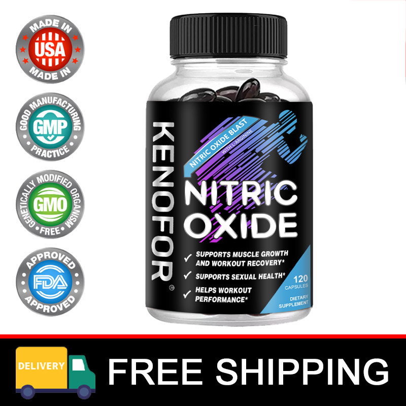 Cápsulas de óxido nítrico - Apoya la construcción muscular, mejora la resistencia y la energía