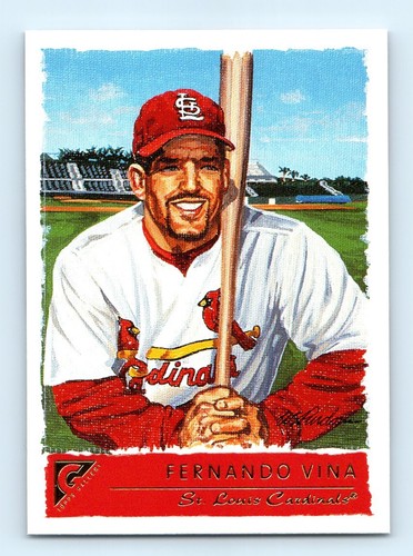 2001 Topps Gallery Fernando Vina #4 card