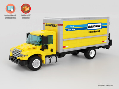 lego yellow truck instructions