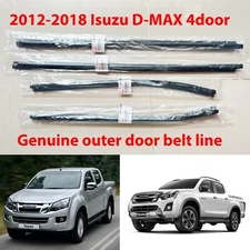 12-18 Genuine Isuzu D-MAX double cab DMAX outer door belt weatherstrip seal