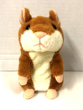Hamster Plush 6" Recordable Talking Toy Repeats What You Say by Woody O'Time