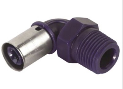 Restposten 10 x Wavin Tigris K1 Außenbogen 20mm x 1/2 90 Grad 3023543