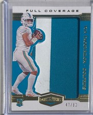 TUA TAGOVAILOA 2020 PANINI PLATES & PATCHES FULL COVERAGE PATCH ROOKIE RC #D /80