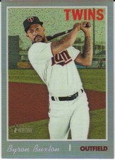 2019 Topps Heritage Chrome - Purple Refractors - #THC539 - BRYON BUXTON
