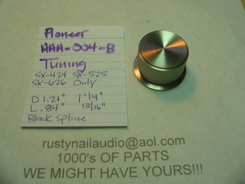 PIONEER AAA-004-B TUNING KNOB SX-424 SX-525 SX-626 VINTAGE AUDIO RECEIVER - Picture 1 of 4