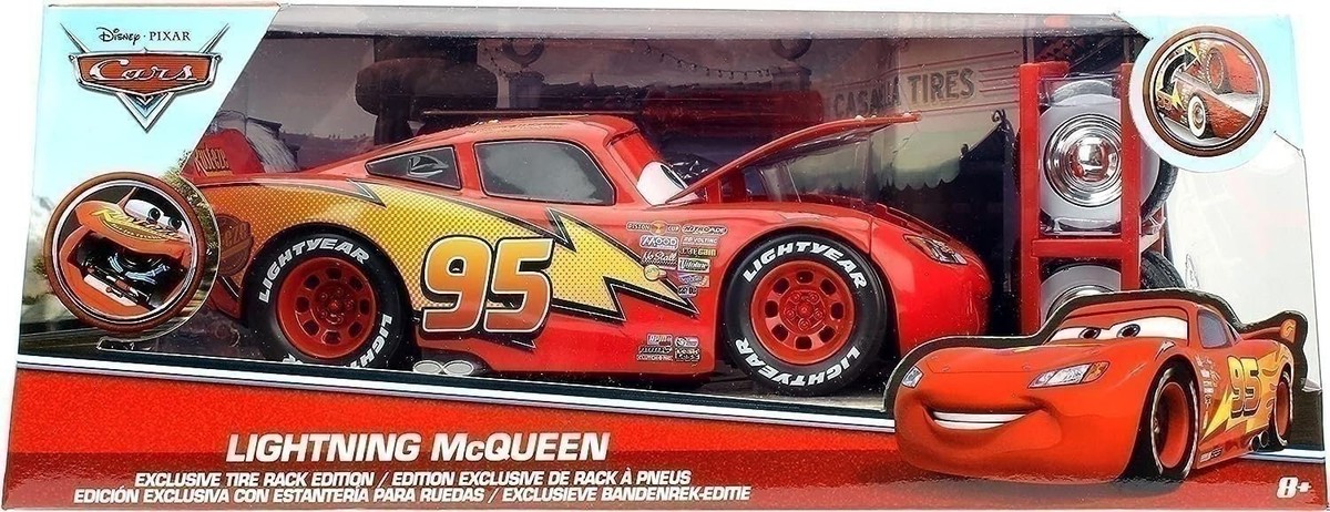 Jada Toys 1/24 Lightning McQueen Die-cast Car - 97751 for sale
